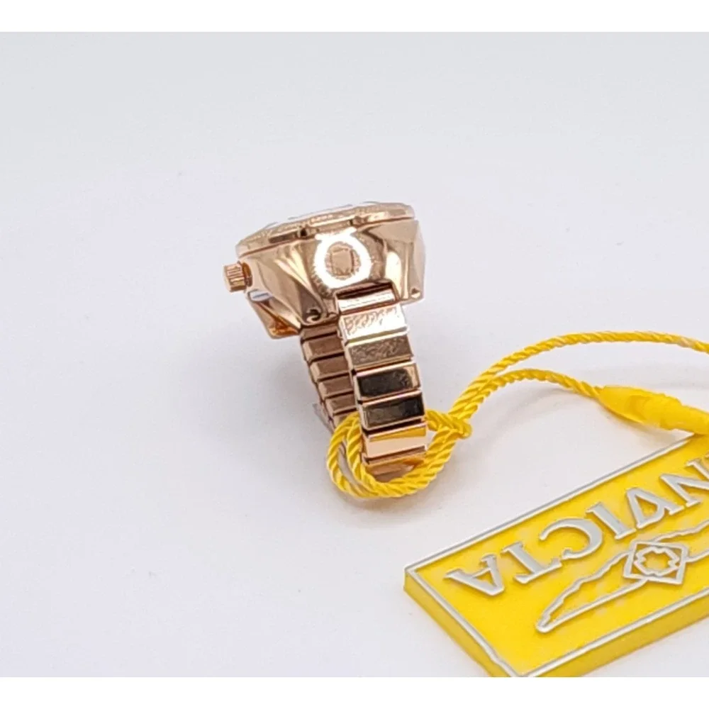 Invicta Mini Angel Musearc Rose Gold Ring Watch 50642
